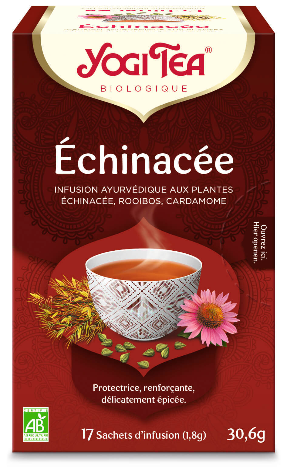 Yogi thé Echinacée bio 17 sachets